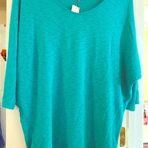 Laila Jayde teal top .